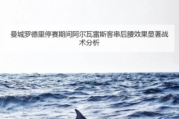 曼城罗德里停赛期间阿尔瓦雷斯客串后腰效果显著战术分析